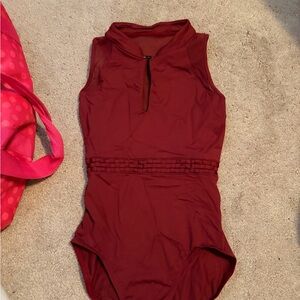Maroon Bloch Leotard